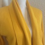 NWT Open Front Cardigan Yellow Size M Photo 2