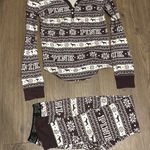 PINK - Victoria's Secret Victoria's Secret PINK Long John Thermal Pajamas Photo 0