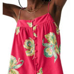 Faherty  Marina Seersucker Top Size Medium NWT Pink Orchid Photo 0