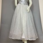 Vintage Party Dress Halloween Costume Fairy Princess Barbie Queen Silver Prom Size XXS Photo 7