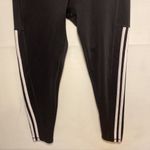 Adidas  womens athletic black leggings size L Photo 2