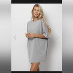 New Comfrt Essential Oversized Tee Dusk Gray Size M Photo 1