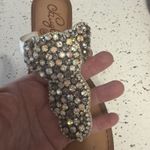 Naughty Monkey  Women’s Rhinestone Sandals Size 8 Photo 3