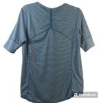 Marmot Blue Stripe Active Short Sleeve Top Size L Photo 1