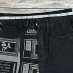 LoxcaVin Women's Streetwear Black Grey Gray Wide Straight Leg Jeans S SM Small Size 26 Photo 9