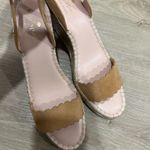 Kate Spade 𝅺 mennie Tan Wedge Sandals Size 7 Photo 0