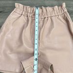 Wilfred By Aritzia Speechless‎ High Waisted Tuscany Rose Vegan Leather Shorts 2 Pink Photo 6