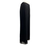 Vintage Victoria Royal Mary Bay Sheer Silk Black‎ Palazzo Pants Size 6 Ethereal Black Photo 2