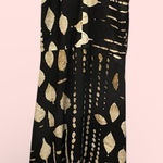 Banana Republic Cute satin stretchy silky batik safari maxi dress flowy boho Photo 0