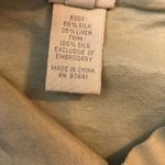 J.Jill Womens Silk & Linen Embroidered Pencil Skirt Beige Size 6 Photo 5