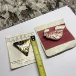 Lot Of 2 Handmade Costume Brooch Pin Ceramic / Porcelain Handcrafted Photo 9