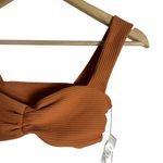 l*space L* Marlee Sienna Ruched Bralette Bikini Swimsuit Top Size XS Photo 4