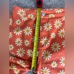 We The Free People 26 Retro 60s Cropped Flare Leg Flower Festival Pants Orange Photo 4
