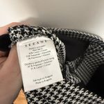 Sézane Sezane Clara Black White Herringbone Slim Trouser Pant Size 32 Euro Photo 5