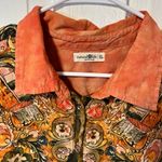 Natural Life  Floral Boho 3/4 Sleeve Button Front Rayon Tunic Shirt Dress Size XL Photo 4