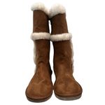 Michael Kors Alina Chestnut Brown Faux Fur Lined Boots 5 Photo 33