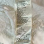 Anthropologie  High Neck Lace Tunic Mini Dress Medium White Lace Ethereal Dainty Photo 11