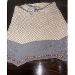 THML   Large Stripes Floral Embroidered Print Halter Tassel Lined Dress Photo 8