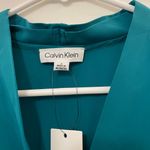 Calvin Klein Teal Short Sleeve Blouse – Size S NWT (N6)?? Photo 1