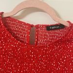 Red Polka Dot Midi Dress Size L Photo 1