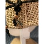 Farrah B Gold Tone Necklace Black strand skull pendant long 34" NWOT Photo 3