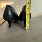 Oscar de la Renta  Black Leather Shoes Size 8.5 Dressy Casual Heels Pumps‎ Office Photo 4
