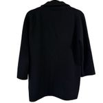J Crew Sophie Open Front Sweater Blazer Womens XS Black Wool Blend J0244 Photo 2
