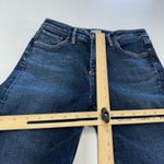 Silver Jeans  Womens‎ 27 Blue Fleet Kick Crop Denim Raw Hem High Rise Cotton Photo 7