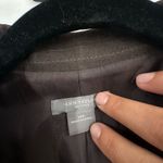 Ann Taylor  Women's Wool Striped Single Breasted Two-Button‎ Blazer Gray Size 10P Photo 1