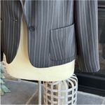 Caslon  Dark Gray Striped Blazer Photo 6
