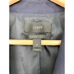 J.Crew  Women's Navy Wool Blazer Jacket 6 Super 120's Tailored Italian Schoolboy Photo 3