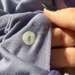 Lululemon Peplum Athletic Tank Top. Size: 8. Color: Periwinkle Blue Photo 4