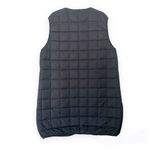 Rebecca Minkoff NWT Long Black Quilted Zip Front Puffer Vest Size Large Photo 5