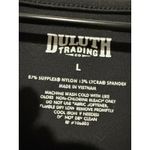 Duluth Trading Dress Sz L Black Short Sleeve Active UPF Zip Pocket Casual Size L Photo 2