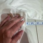 Talbots  Stretch Weekend Tee Shirt Size 2X Petite White Roll Cuff‎ Blue White Photo 10