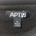 Apt 9 Women's Black/Teal Paisley Top With Jeweled Neckline Size XL Blue Photo 4