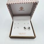 Giani Bernini 4-Pc. Set Cubic Zirconia Hoop & Stud Earrings in Sterling Silver M Photo 1