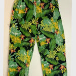 Nicole Miller 💚  Wide-Legged Linen Pants Size S Photo 0