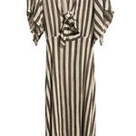 Storia Vici  Rayon Striped Maxi Flowy Dress Women’s size Small Summer Boho Photo 0