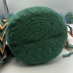 Colombian Wayuu Mochila/tote Size Mini Green, Hand Made Green Photo 4