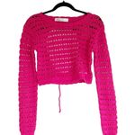 Free People NWOT FP BEACH Haut En Fauxchet Waiting For Tonight - Pink Phenom Photo 5