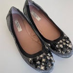 Vera Wang Simply Vera  Women's Embellished Ballet Flats Photo 0