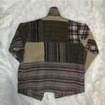 Vintage Quilted Patchwork Earth Toned / Neutral Button Up Jacket/Cardigan Medium Photo 2