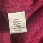 Banana Republic Wool Blend Magenta Mini Skirt Career Size 2 Photo 4