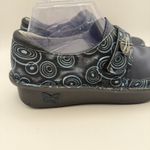 Alegria Dena Dream Fit Clogs Womens Size 37 US 7-7.5 Blue Leather Slip On Shoes Photo 4