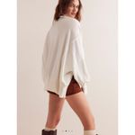 We The Free FP Camden Henley Sweatshirt in Grey Opal sz lg NWT Photo 7