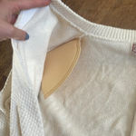 The College House Vintage Knit Cardigan Alaska White Size L Photo 5