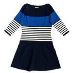 Kate Spade New York Colorblock Striped Scuba Boatneck Mini Dress Size Medium Photo 4