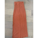 Old Navy Strapless Ribbed Maxi Dress Size Small Burnt Orange Photo 2