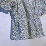 Hayden Embroidered Eyelet Ruffled Floral Top Size L Photo 4